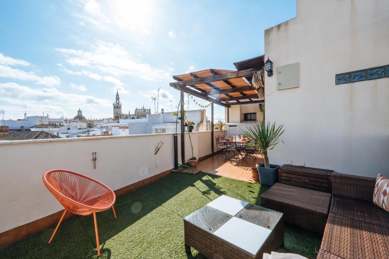 Homeyseville-amazing Penthouse Giralda Views 8 Pax, Parking Optional Apartamento *