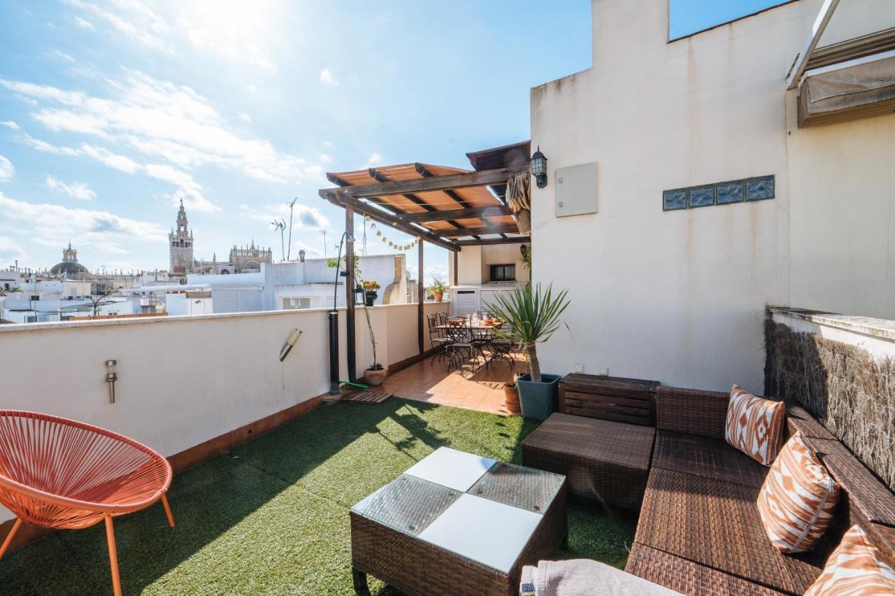 Homeyseville-amazing Penthouse Giralda Views 8 Pax, Parking Optional Apartamento