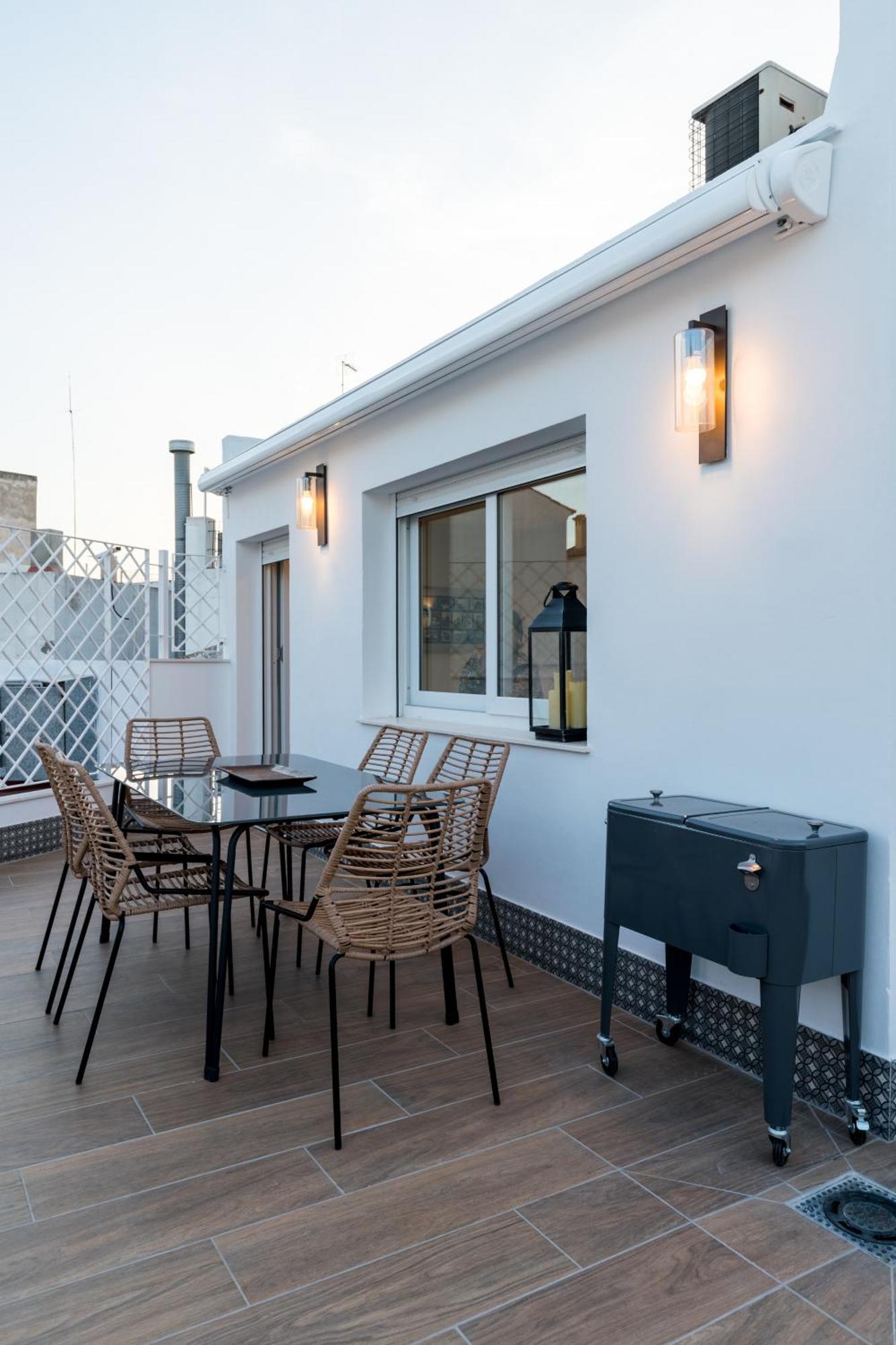 Duplex De Lujo Junto A La Catedral Terraza Privada Con Vistas A La Giralda Apartamento Sevilla