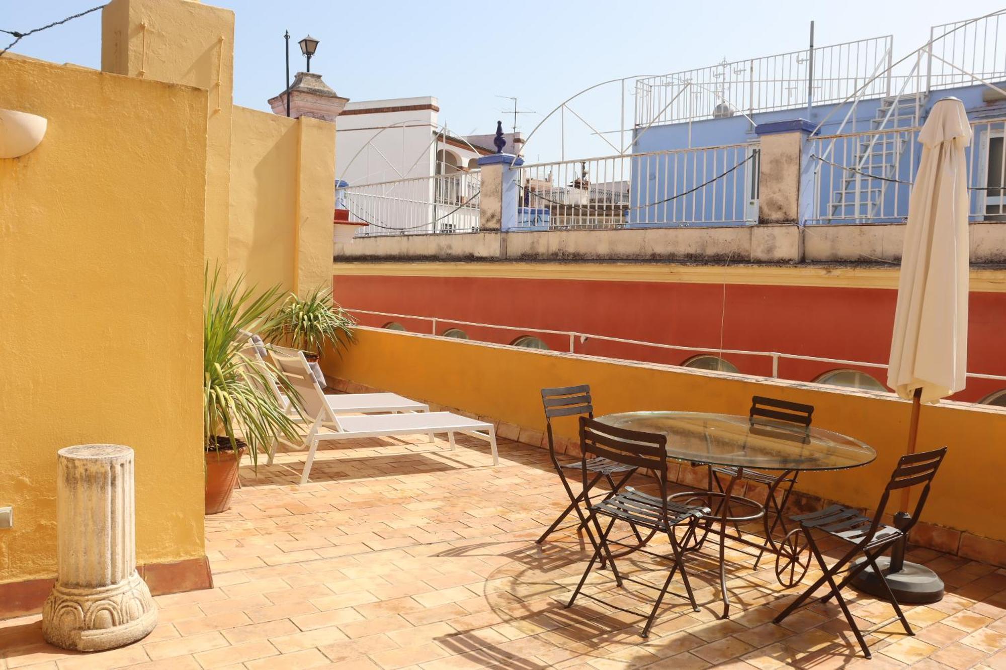 Apartamento Fantastico Duplex Catedral, Terraza Privada