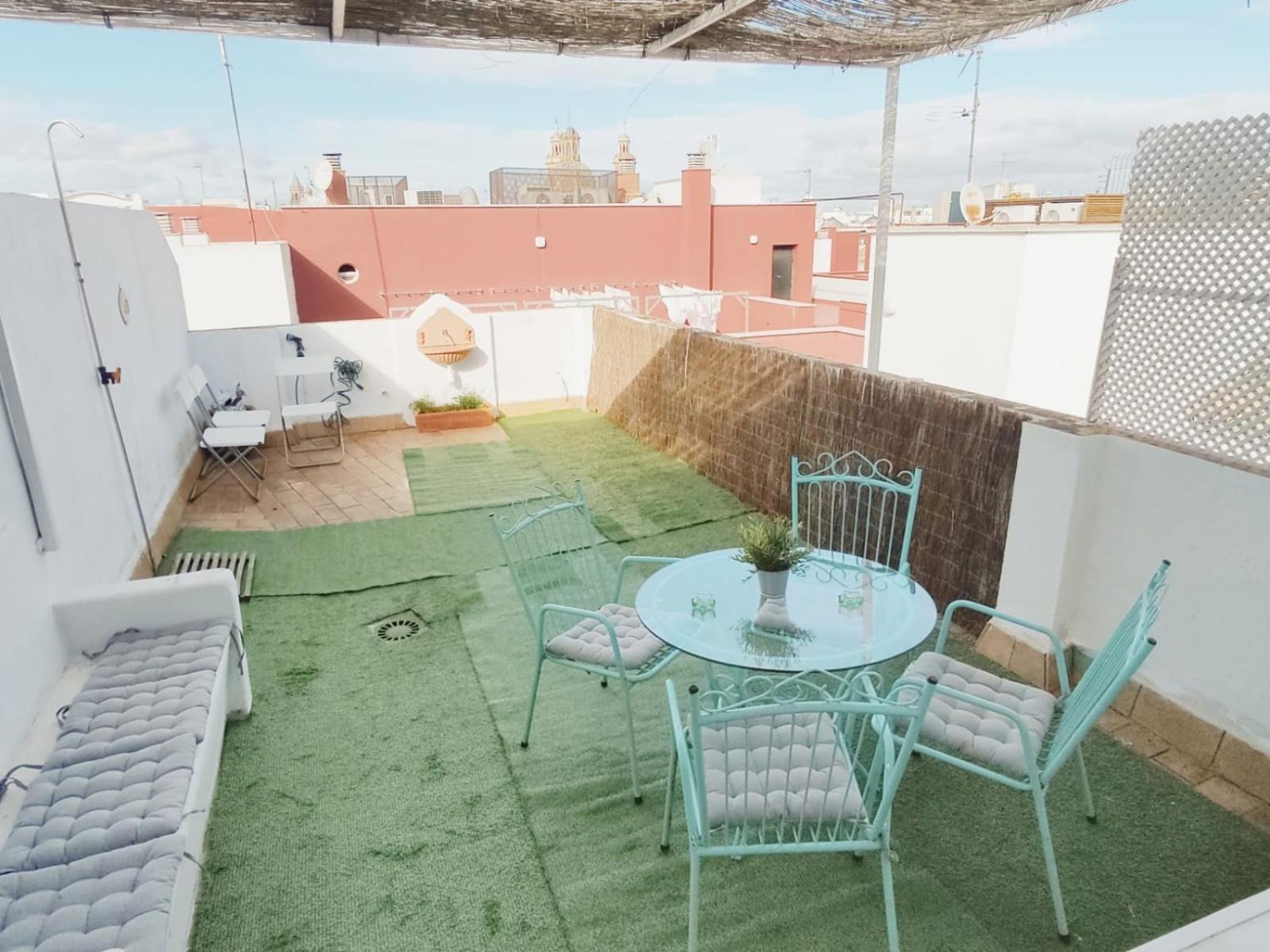 Apartamento Duplex Con Terraza Santa Cruz, Familias 5 Pax, Parking Opc Sevilla