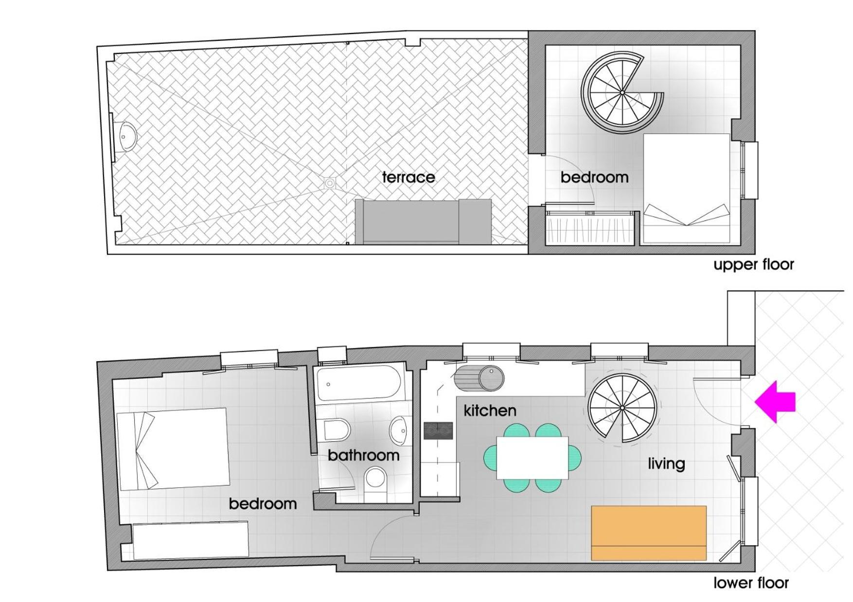 Apartamento Duplex Con Terraza Santa Cruz, Familias 5 Pax, Parking Opc