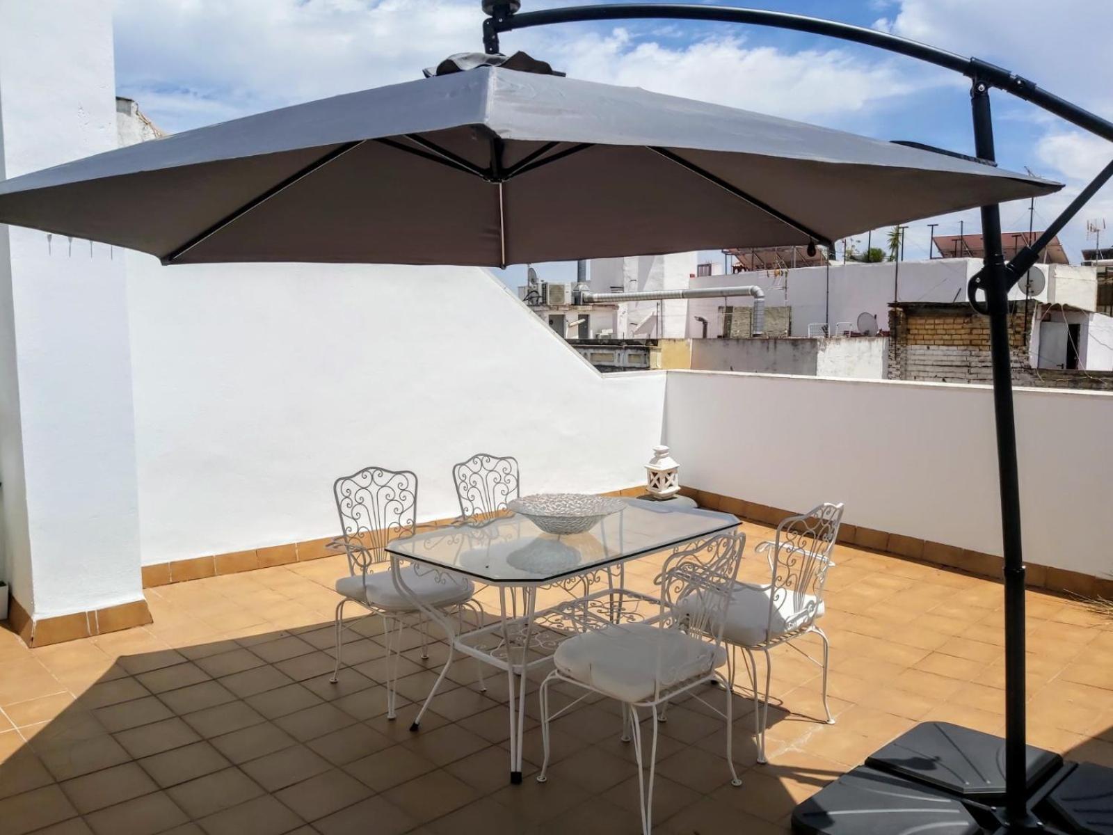 Triana Procurador Con Terraza Privada Apartamento