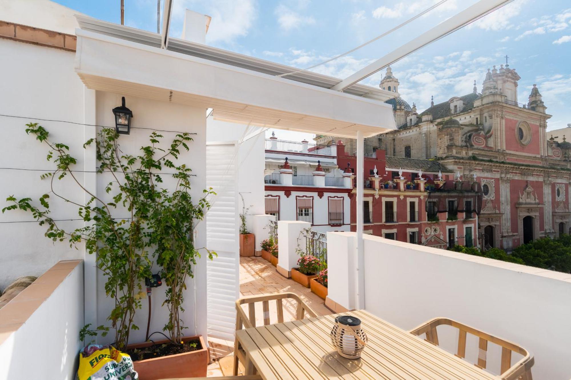 Espectacular Atico Duplex - Terraza Plaza Del Salvador Apartment